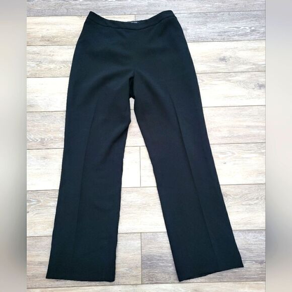Jones New York black career pants, high waist,  side zip size 8 - Picture 1 of 9
